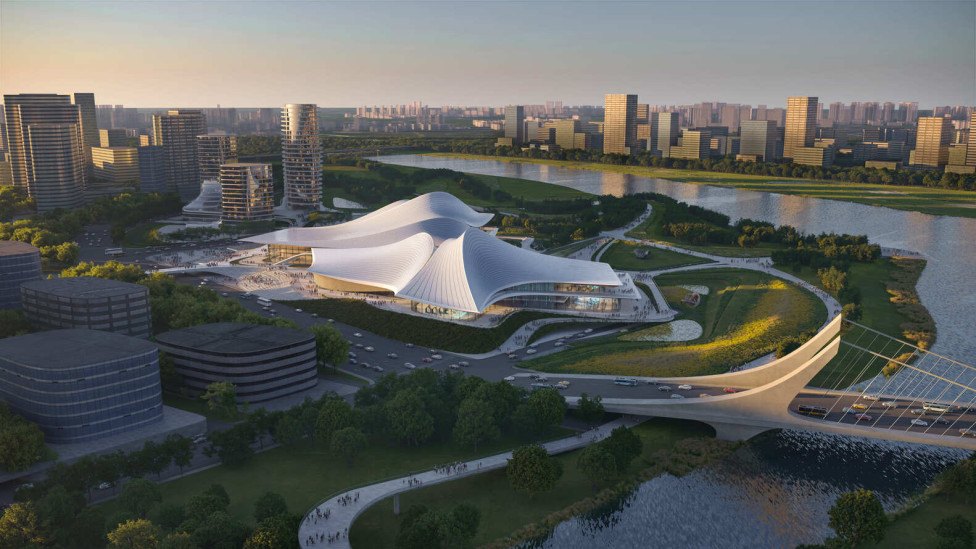 Zaha Hadid Architects: культурный центр в Шаосине