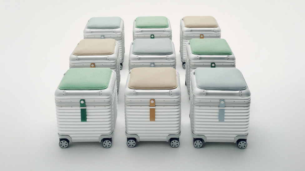 Vitra и Rimowa: алюминиевые стулья-ящики