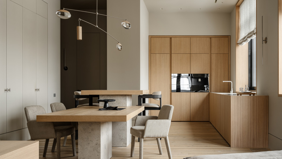 Квартира с безмятежным настроением для семьи с тремя детьми: проект Екатерины Гафиной и Юлии Никулиной