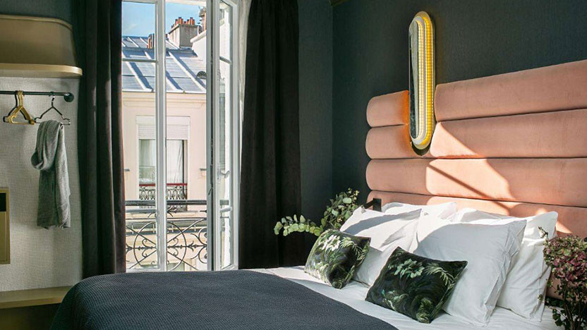 Отель La Planque в Париже по проекту Desjeux Delaye